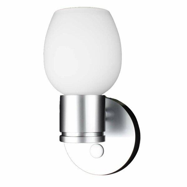 Lunasea Lighting Lunasea LED Wall Light, Brushed Nickel, Tulip Glass LLB-33OW-81-OT